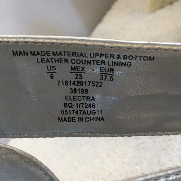 Silver Slip Ons With Bling by Metaphor - Picture 6 of 7